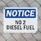Signmission No 2 Diesel Fuel OSHA Notice Sign, Plastic, 14in W x 10in L, 2PK OS-2PACK-NS-P-1014-L-14339 - alternate 3